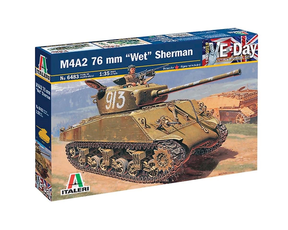 6483 техника и вооружение m4a2 76mm wet шерман 1 35