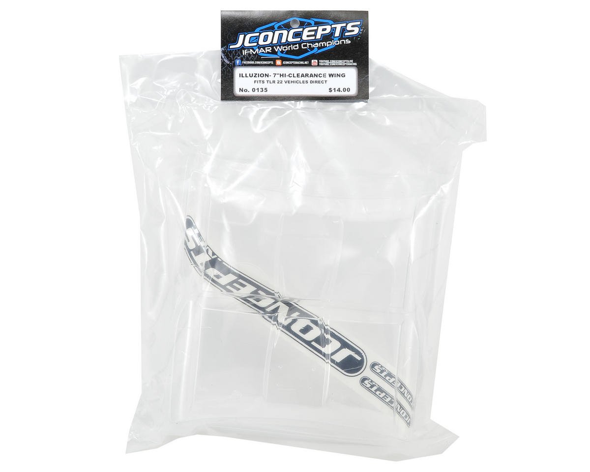 JCO0135 JConcepts 7/" Hi-Clearance wing Fits TLR 22 Vehicles Direct