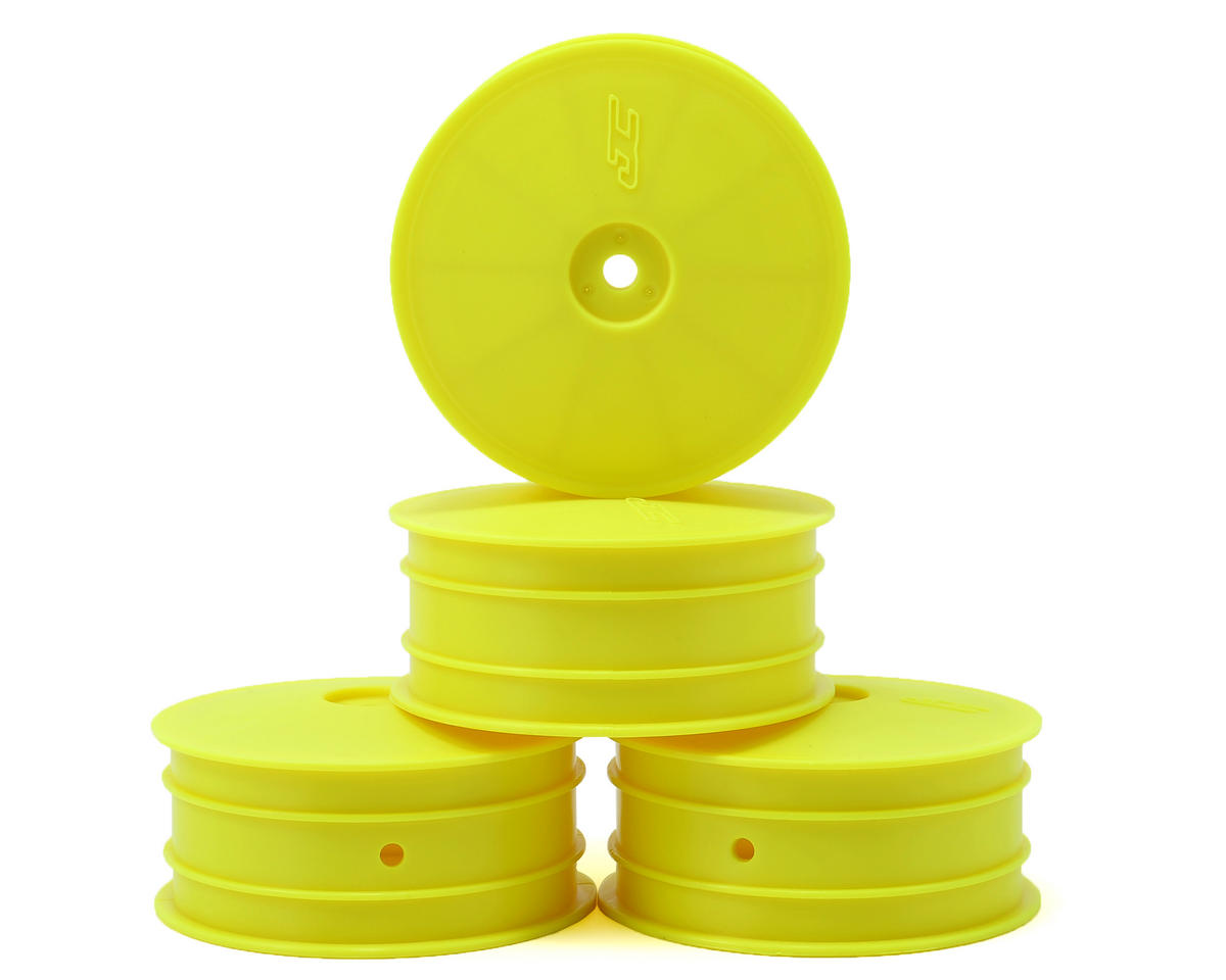 Losi 1/8 Buggy Dish Wheels (4) (Yellow) -LOSA7751