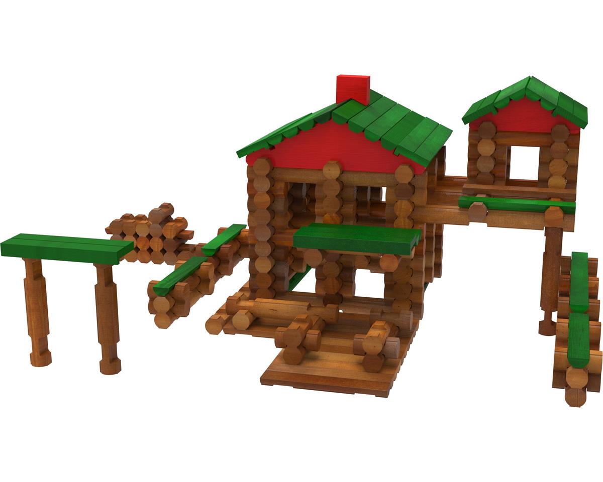 K'nex K'nex Lincoln Logs 268Pc Farmhouse [KNX00843] - HobbyTown