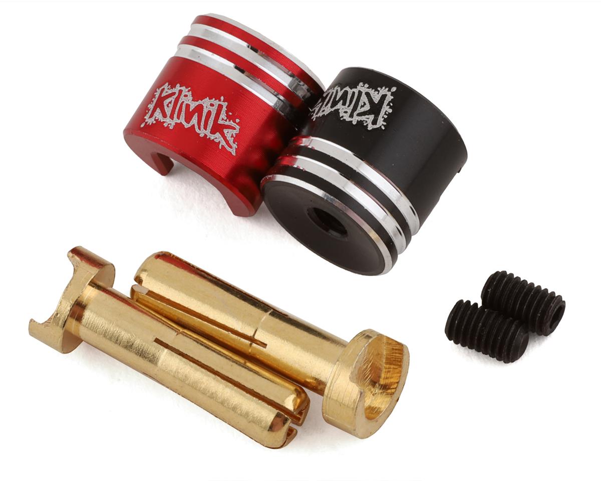 Klinik 4mm Heatsink Bullet Battery Connectors Red Black 2 Krc