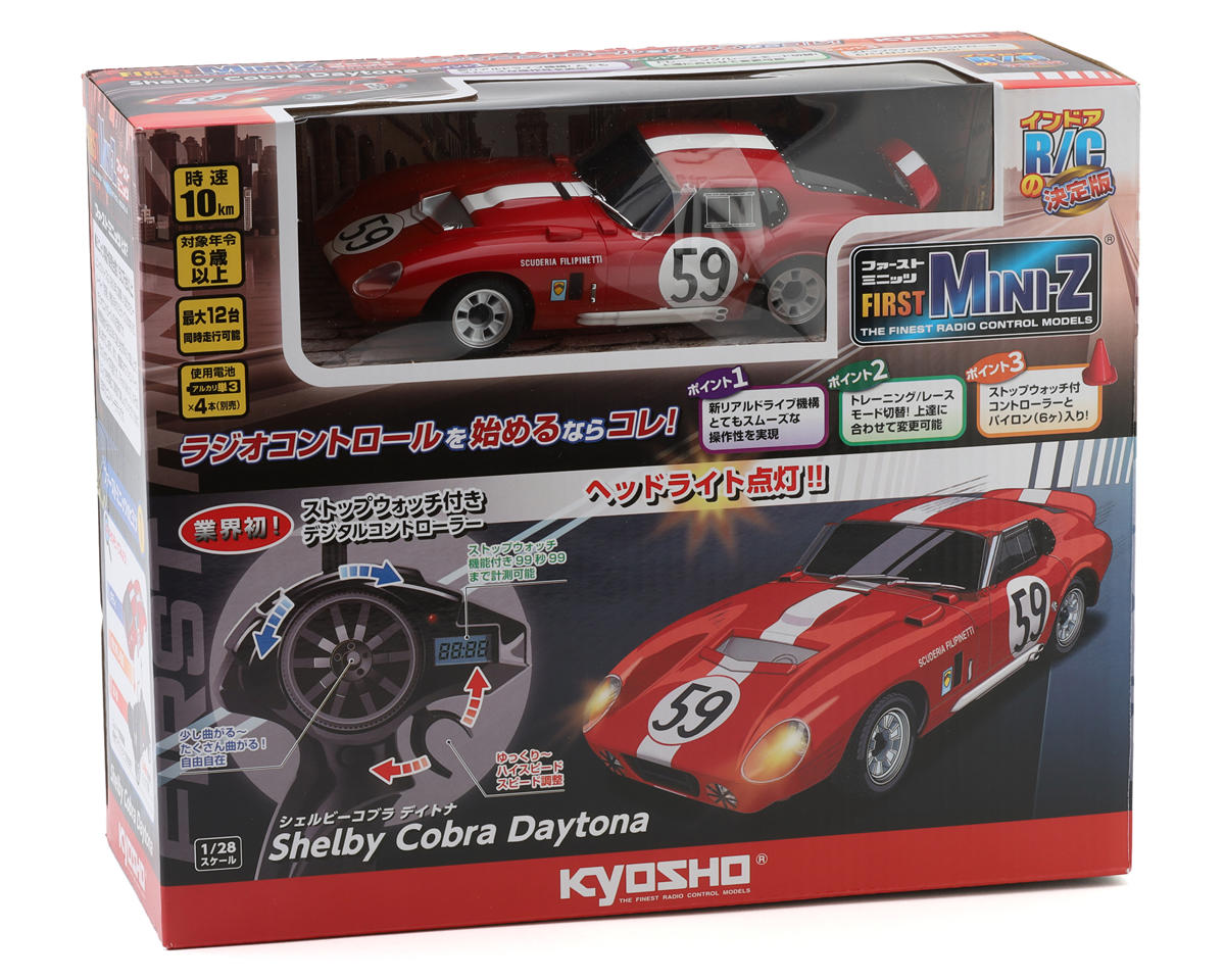 Kyosho First Mini-Z 1:28 Shelby Cobra Daytona Chrome (KY-66611C) | RC, 53,80