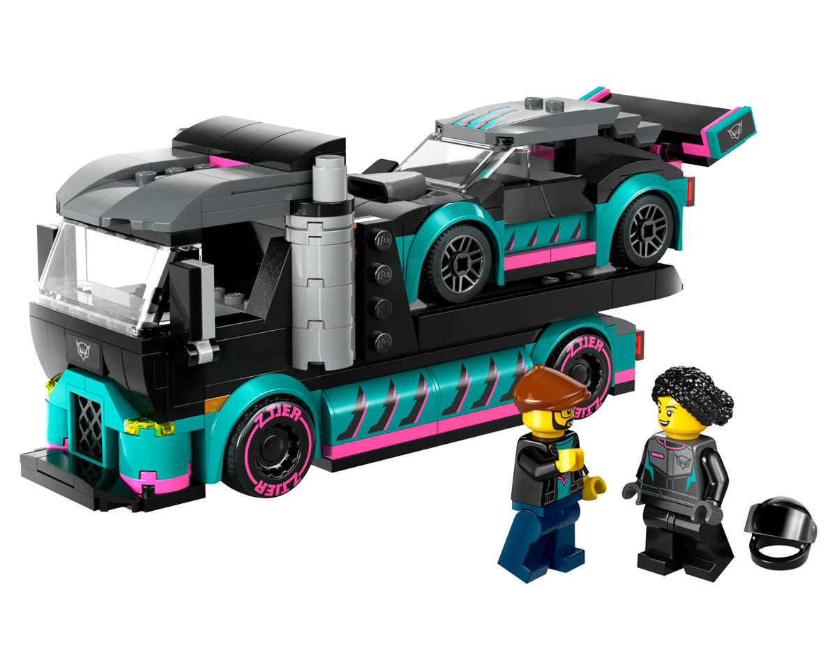 LEGO City Race Car And Car Carrier Truck Set [LEG60406] - HobbyTown