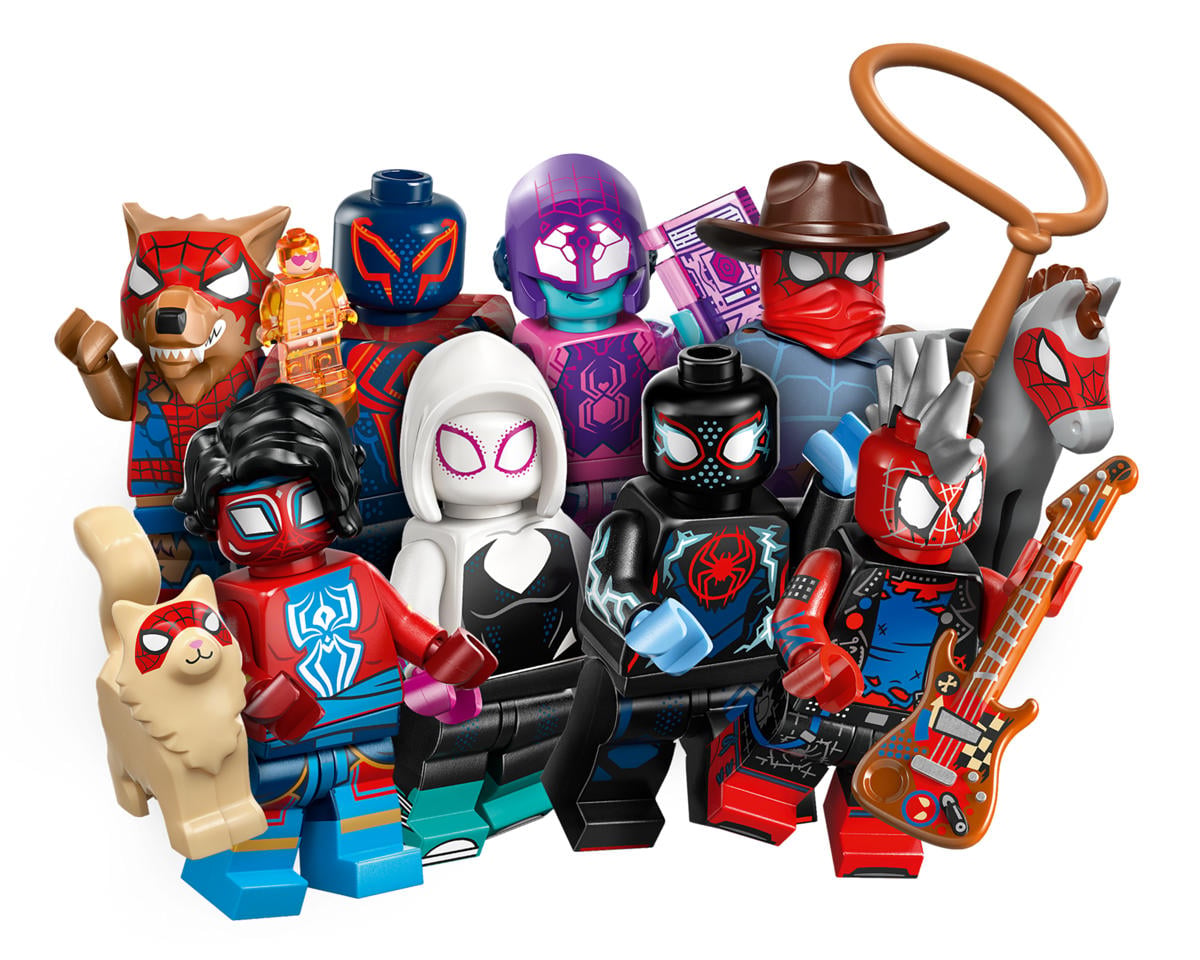 LEGO Marvel Minifigures Spider Man Across The Spider Verse 6 Pack lego-marvel-minifigures-spider-man-across-the-spider-verse-6-pack