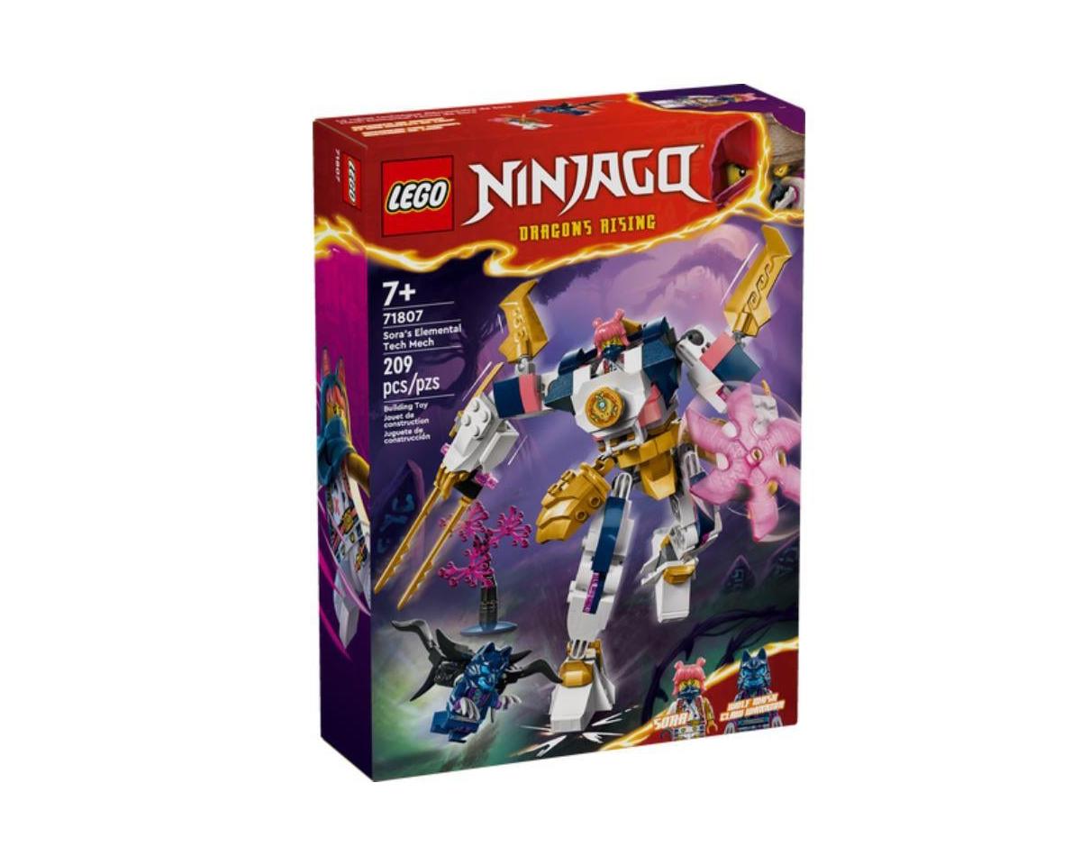 LEGO NINJAGO Sora's Elemental Tech Mech Set [LEG71807] - HobbyTown