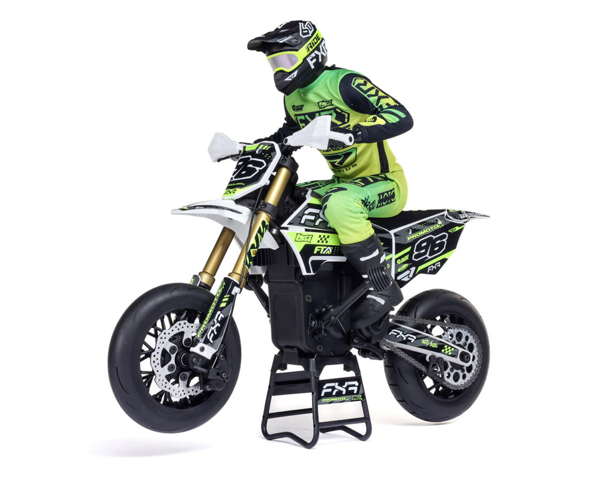 Losi Promoto-SM FXR Supermoto RTR 1/4 Brushless Motorcycle (White