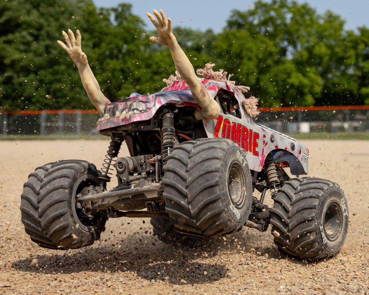 タカラトミー　モンスターマシーン　16輪駆動　オフロード　クロカン　レア Losi 1/18 Mini LMT 4X4 Brushed RTR Monster Truck (Zombie