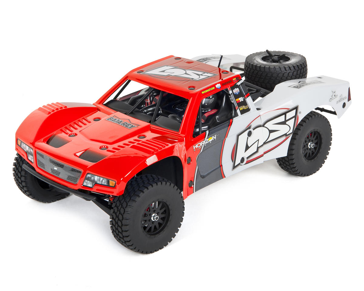 Losi Baja Rey 1/10 RTR Trophy Truck (Red) [LOS03008T1] | Cars & Trucks ...