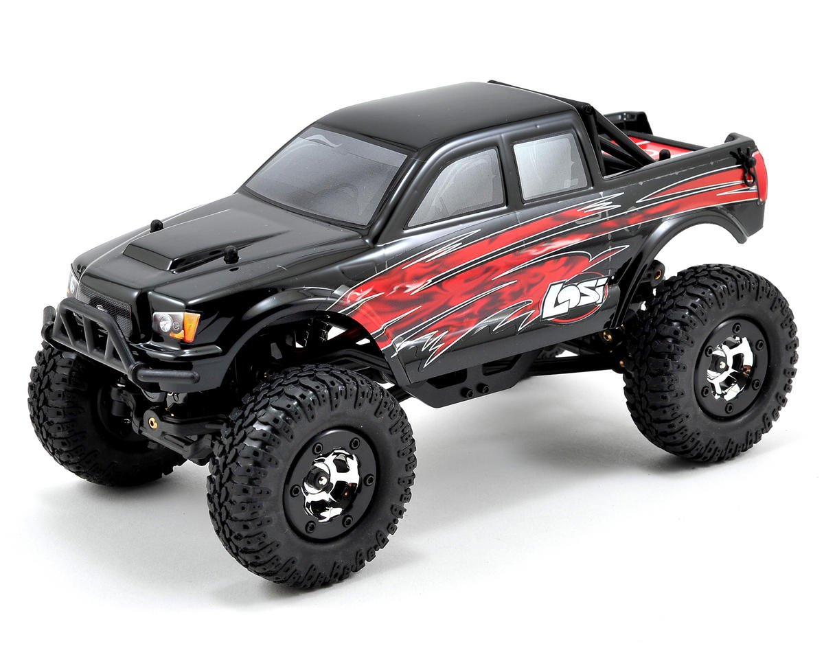 Losi 1/24 Micro 4x4 Trail Trekker RTR (Black) [LOSB0238T1] | Cars ...