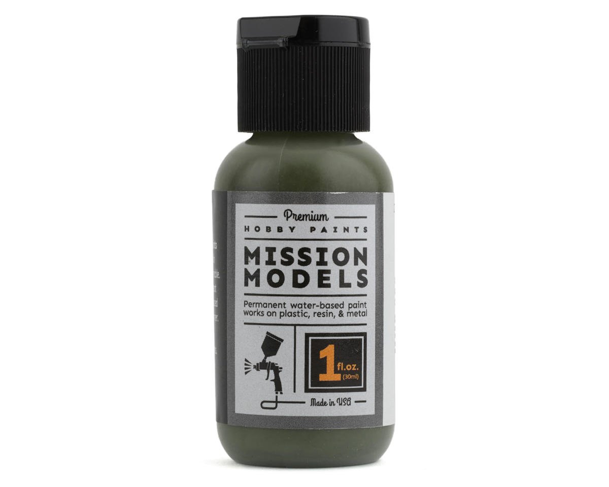 Mission Models Dark Olive Drab Green Acrylic Paint 68-74 (FS 24087 ...