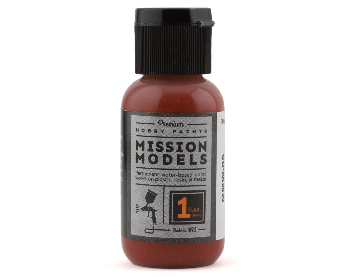 Mission Models MIOMMW-002 Acrylic Model Paint 1 oz Bottle, Light Rust 1