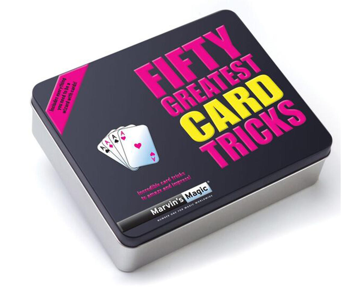 Marvin's Magic 50 Greatest Card Tricks Gift Tin [MMJMMT122