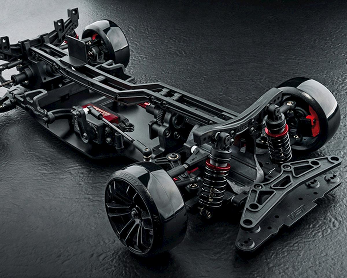 RC Drift Car Frame Kit & Wheels Aluminum Alloy Carbon Fiber 4WD For AXIAL SCX10 