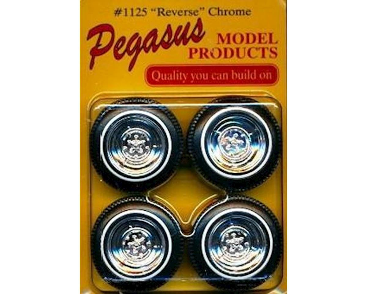 Details about   Pegasus Model Hobbies PGH1210 Chrome 3 Spoke  4 Chrome Rims and 4Tires New