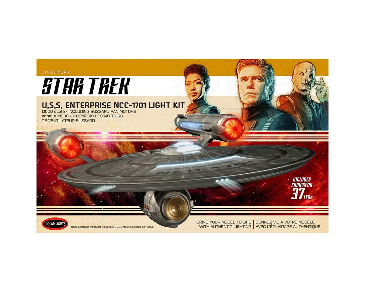 Round 2 Polar Lights 1 1000 Star Trek Discovery USS Enterprse Light Kit ...