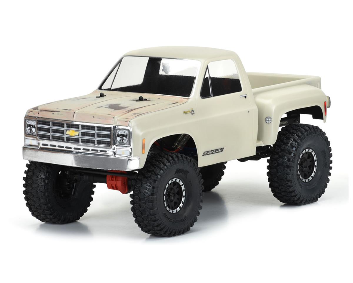 Pro Line 1978 Chevy K 10 12 3 Rock Crawler Body Clear W Cab Bed