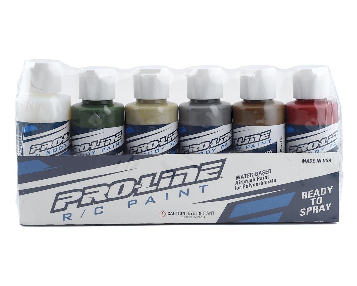 Pro-Line RC Body Airbrush Paint Military Color Set (6) [PRO6323-04] -  HobbyTown