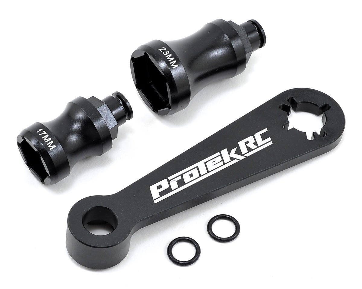 ProTek RC Aluminum Hex Wheel and Flywheel Wrench (Buggy, Truggy 17mm & 23mm) PTK-2024