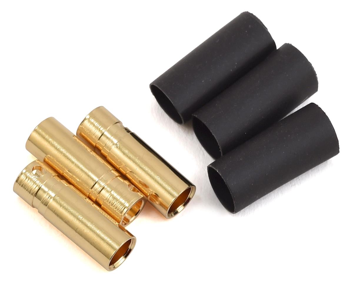 ProTek RC 4mm Short Female Bullet Connector w/Shrink Tube (3) PTK-5064