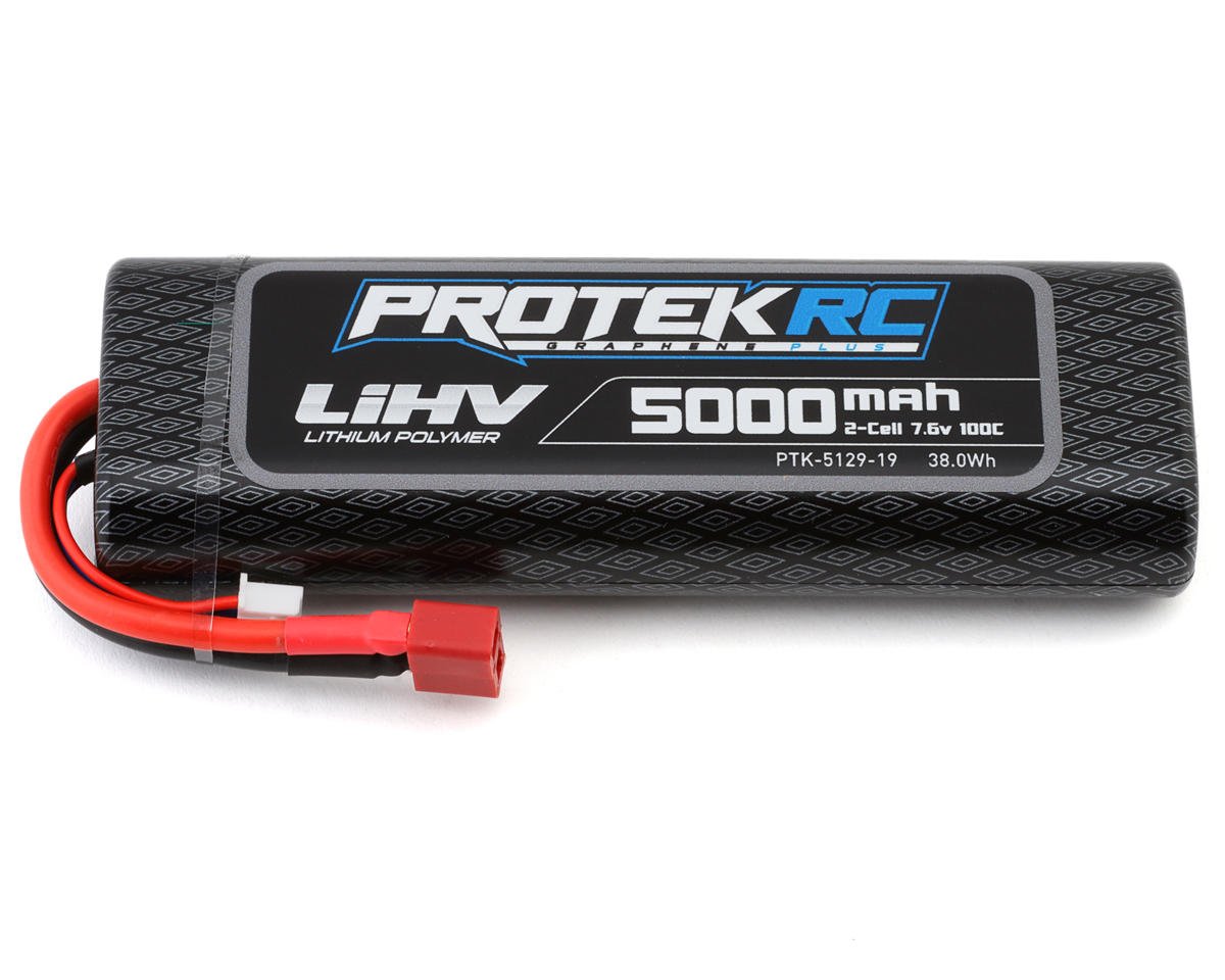 ProTek RC 2S 100C Si-Graphene + HV LiPo Stick Pack TCS Battery (7.6V/5000mAh)  [PTK-5129-19] - HobbyTown