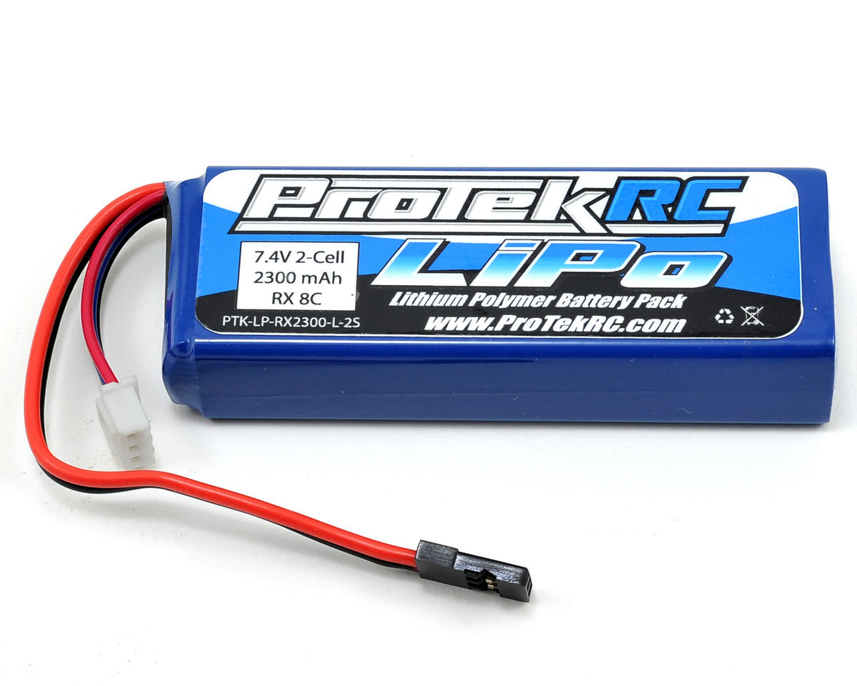 Protek Rc Lipo Receiver Battery Pack 74v2300mah Mugenae8ight X Ptk 5196 Cars 6141