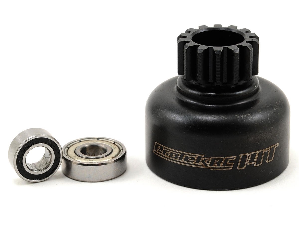 ProTek RC Hardened Clutch Bell w/Bearings (14T) (Losi 8IGHT Style) PTK-7061