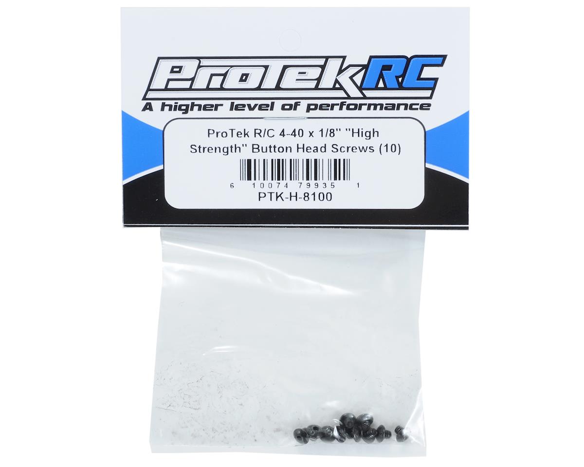 ProTek RC 8100 4-40 x 1/8" "High Strength" Button Head Screws 10