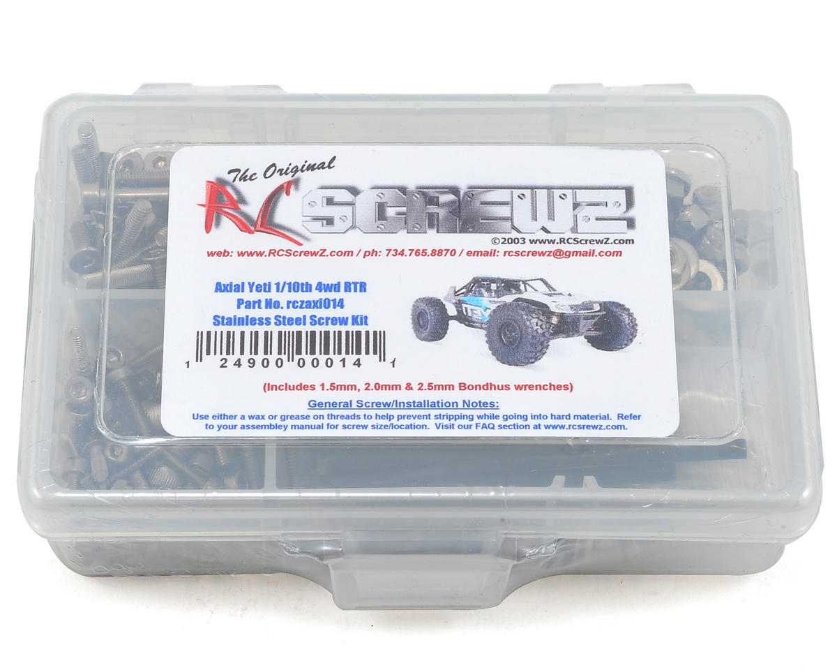 rc car screw kit