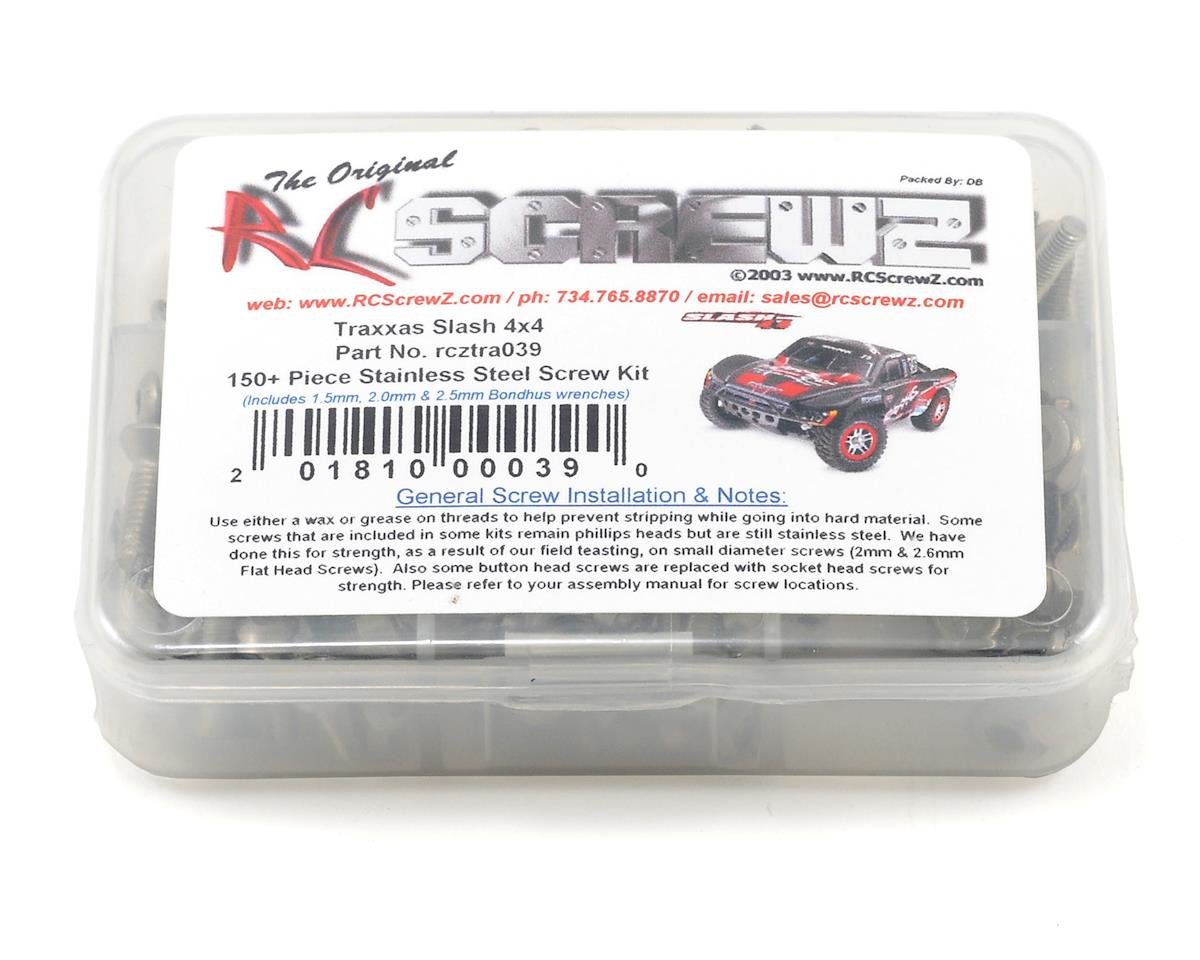 RC Screwz Traxxas Slash 2017 Ford Raptor Stainless Steel Screw Set Kit TRA078