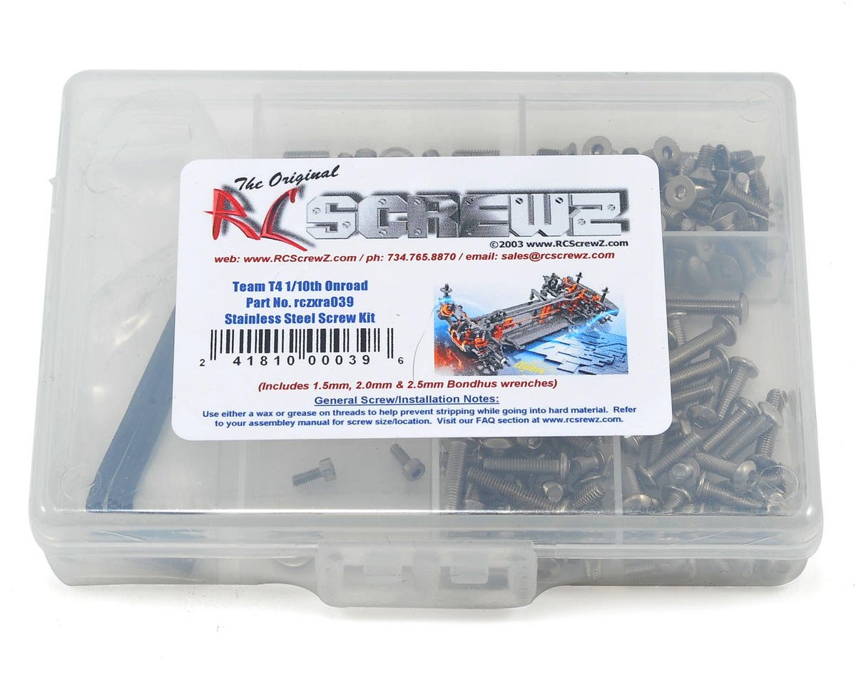 RCScrewZ Xray T4 2013 Onroad 1/10th Stainless Steel Screw Kit xra039