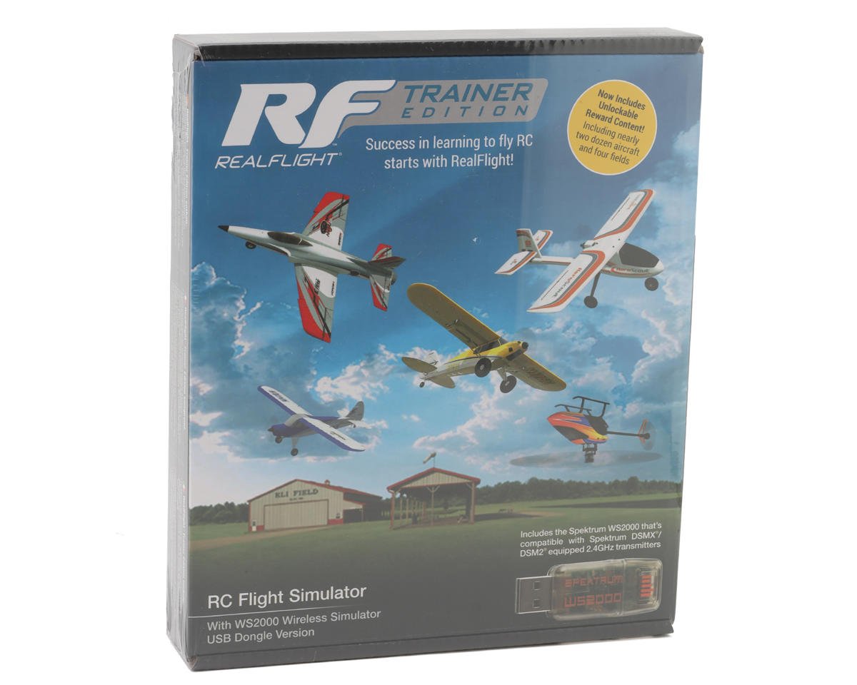 RealFlight Trainer Edition Flight Simulator w/WS2000 Wireless USB Dongle  [RFL-1212] - HobbyTown