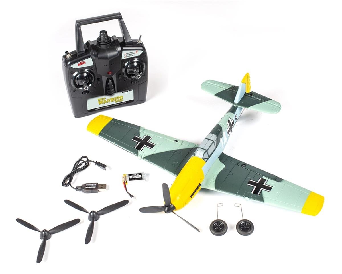 RAGE Messerschmitt Bf 109 Micro Warbirds RTF Electric Airplane