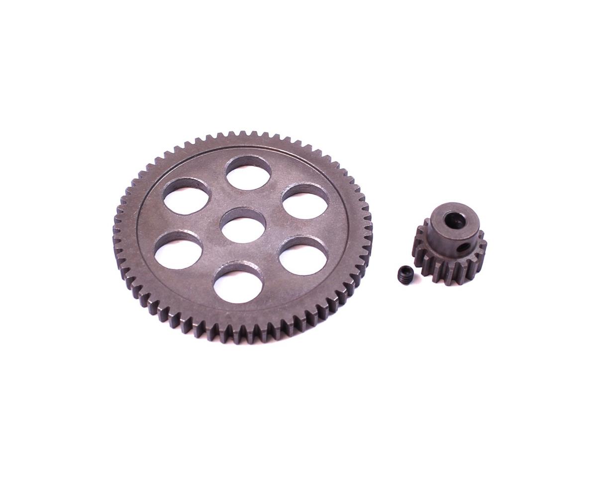 Rage Steel Spur Gear & Motor Pinion Set: Rzx [rgrc6233] - Hobbytown