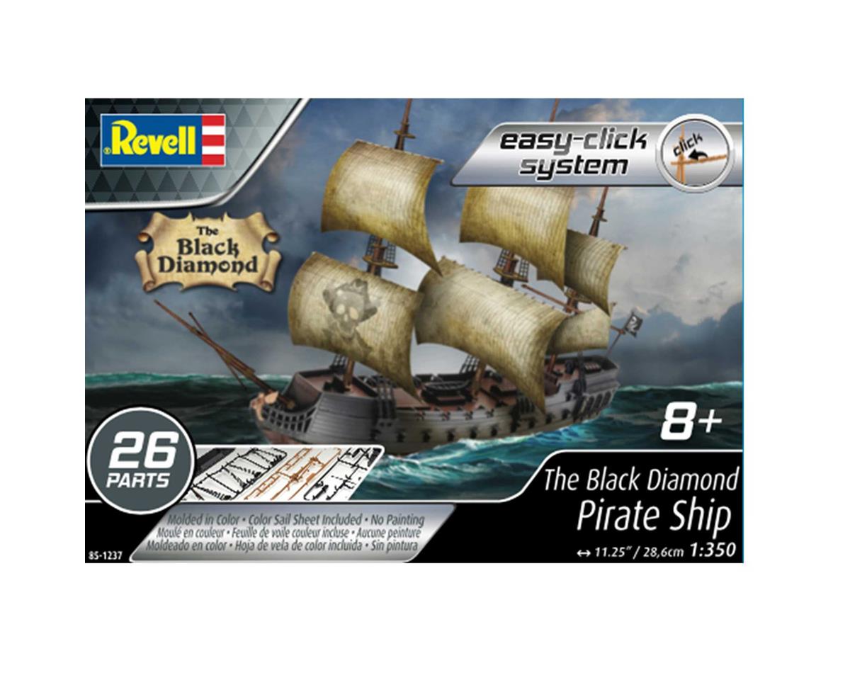 Snap Tite Black Diamond Pirate Ship Model Kit 85-1971 RMX851971 RMX Revell Inc 