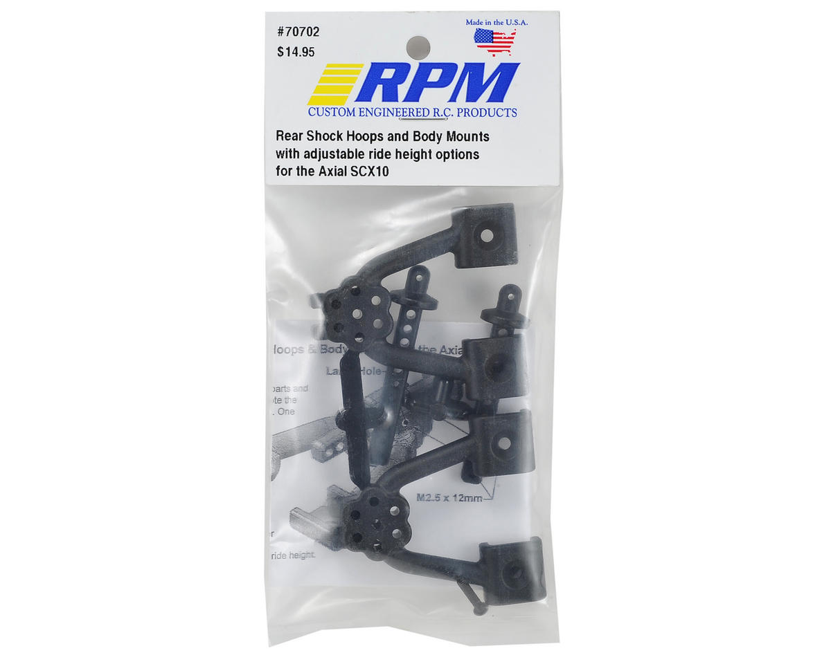 RPM 70702 Rear Shock Hoops Body Mounts Axial Scx10 for sale online