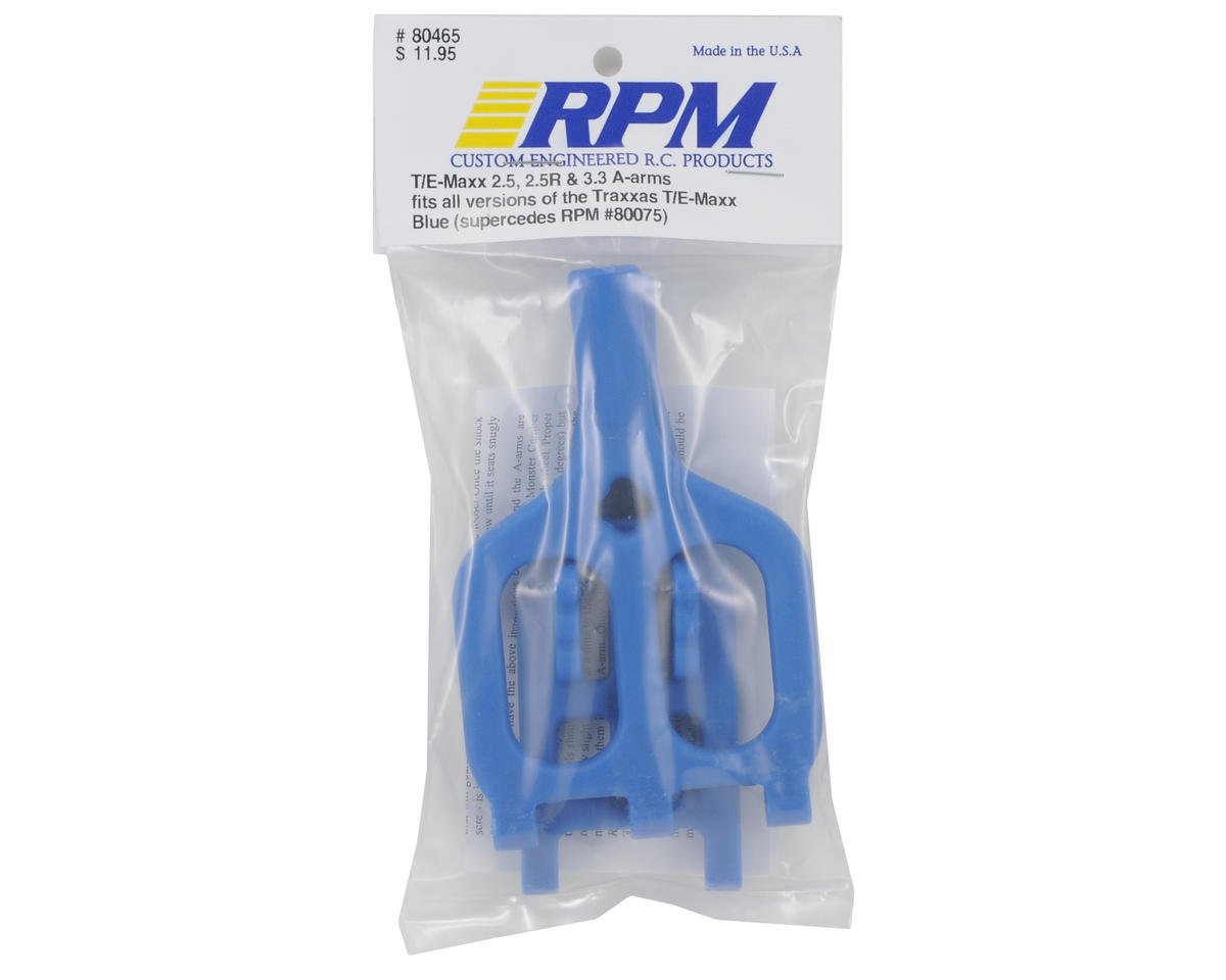RPM A-Arm (Blue) (T Maxx 3.3/2.5R) (1 Upper/1 Lower)
