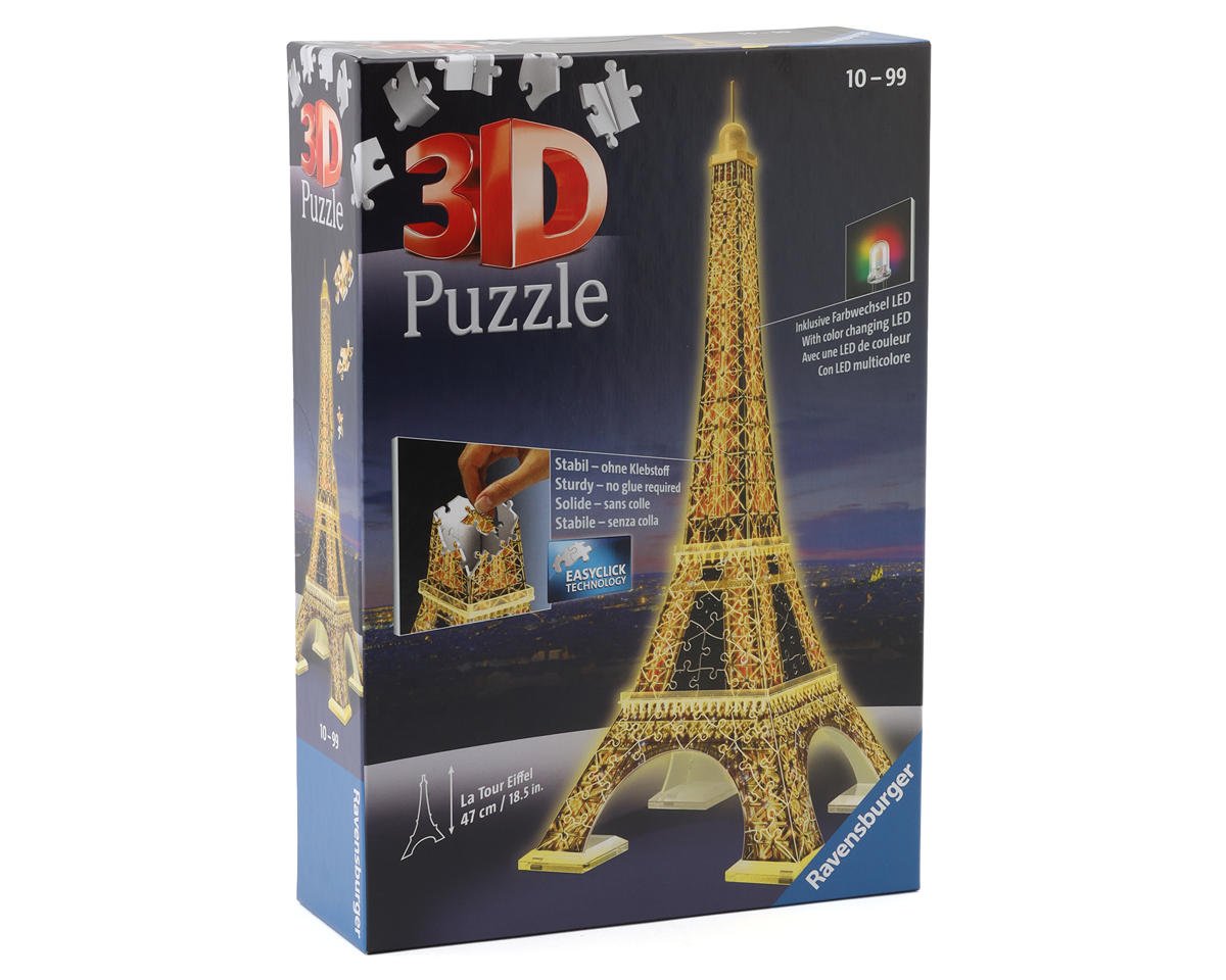 Ravensburger Eiffel Tower 3D Puzzle (Night Edition) [RVB12579] - HobbyTown