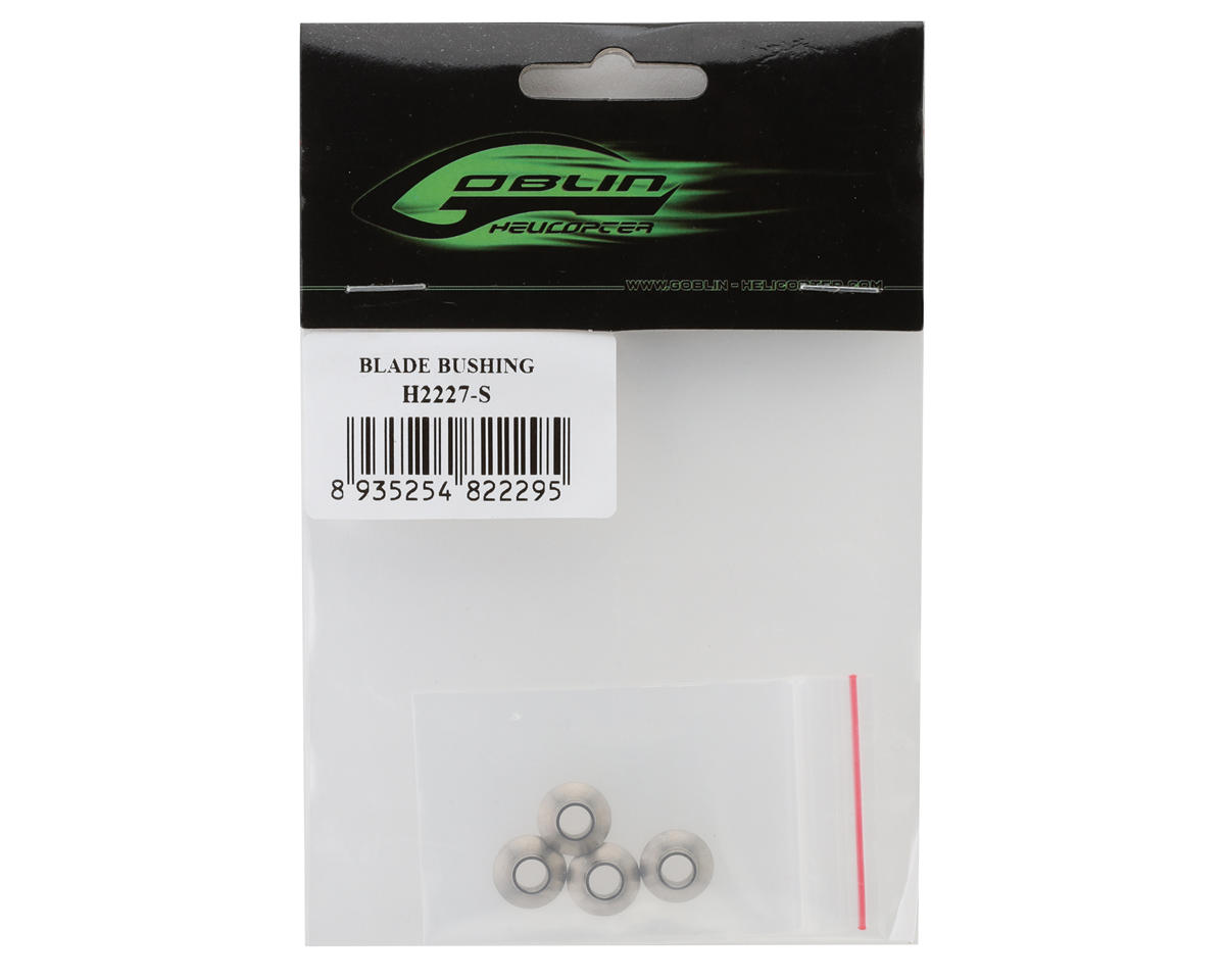 Sab Goblin 14mm Titanium Blade Bushings (4) (ilgoblin Pro Raw 700 