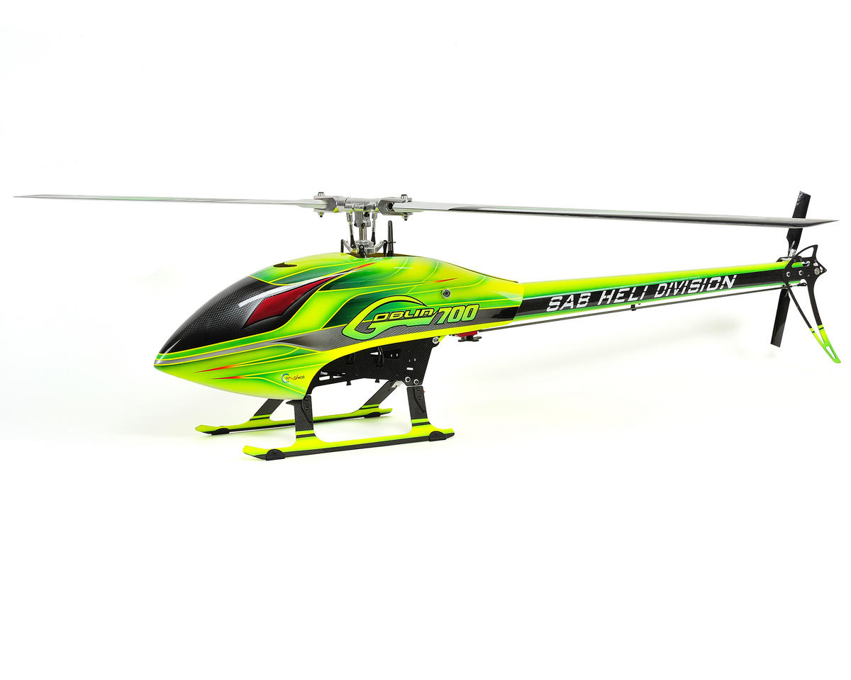 SAB Goblin Goblin 700 Flybarless Electric Helicopter Kit w/Carbon Fiber ...