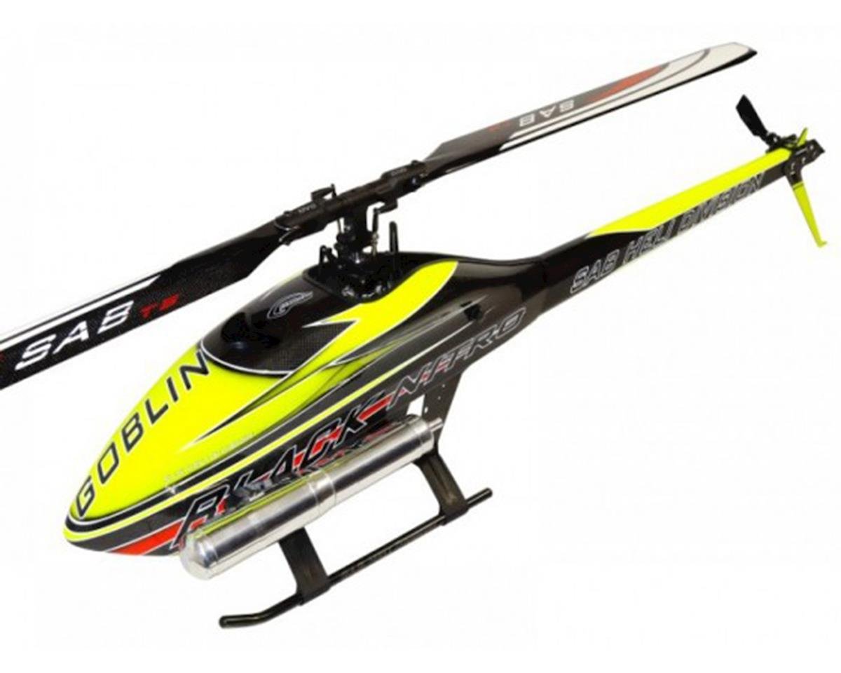 SAB Goblin Black Nitro 700 Flybarless Helicopter Kit (Yellow) [SABSG713 ...