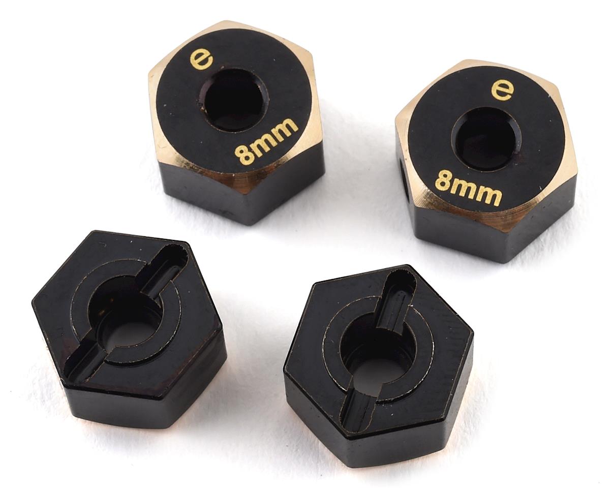 Samix Element Enduro Brass Hex Adapter (Black) (4) (8mm) SAMEND-4063-8
