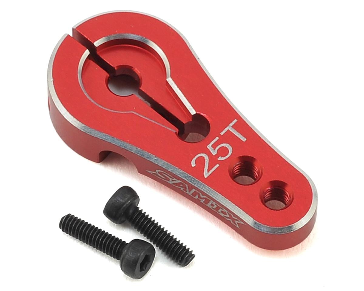 まほーーーーーーーーーーーーーーーーーーーーーじん Samix Aluminum Clamp Lock Servo Horn (25T) (Red) [SAMSCX-6022FV2