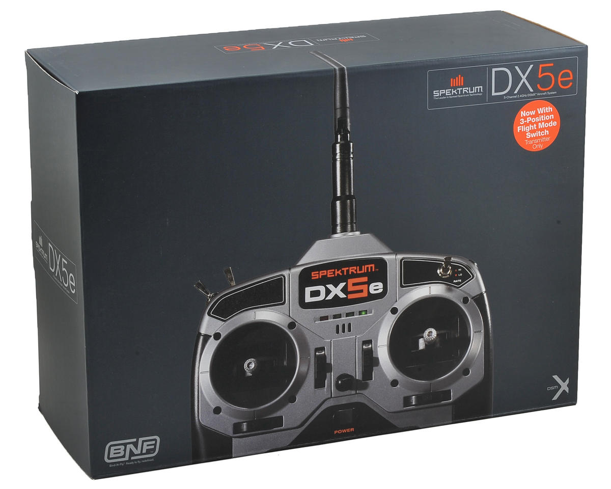 Spektrum RC DX5e DSMX 5-Channel Transmitter (Transmitter Only) (Mode 2 ...