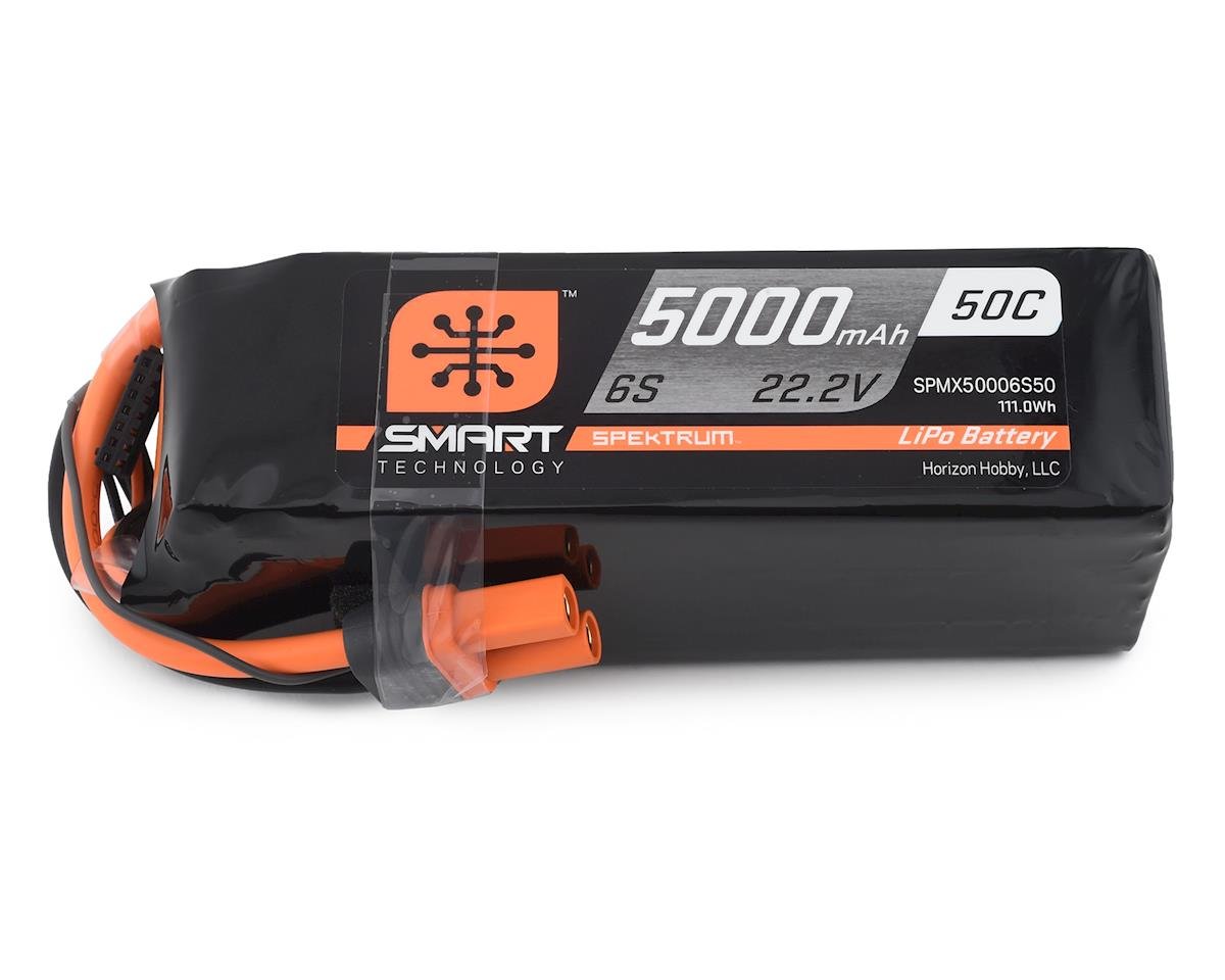 Spektrum RC 6S 22.2V 5000mAh 50C Smart LiPo