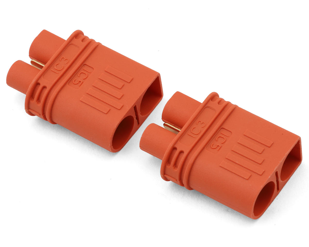 Spektrum RC One Piece Adapter Plugs (IC5 Male to IC3 Female) (2