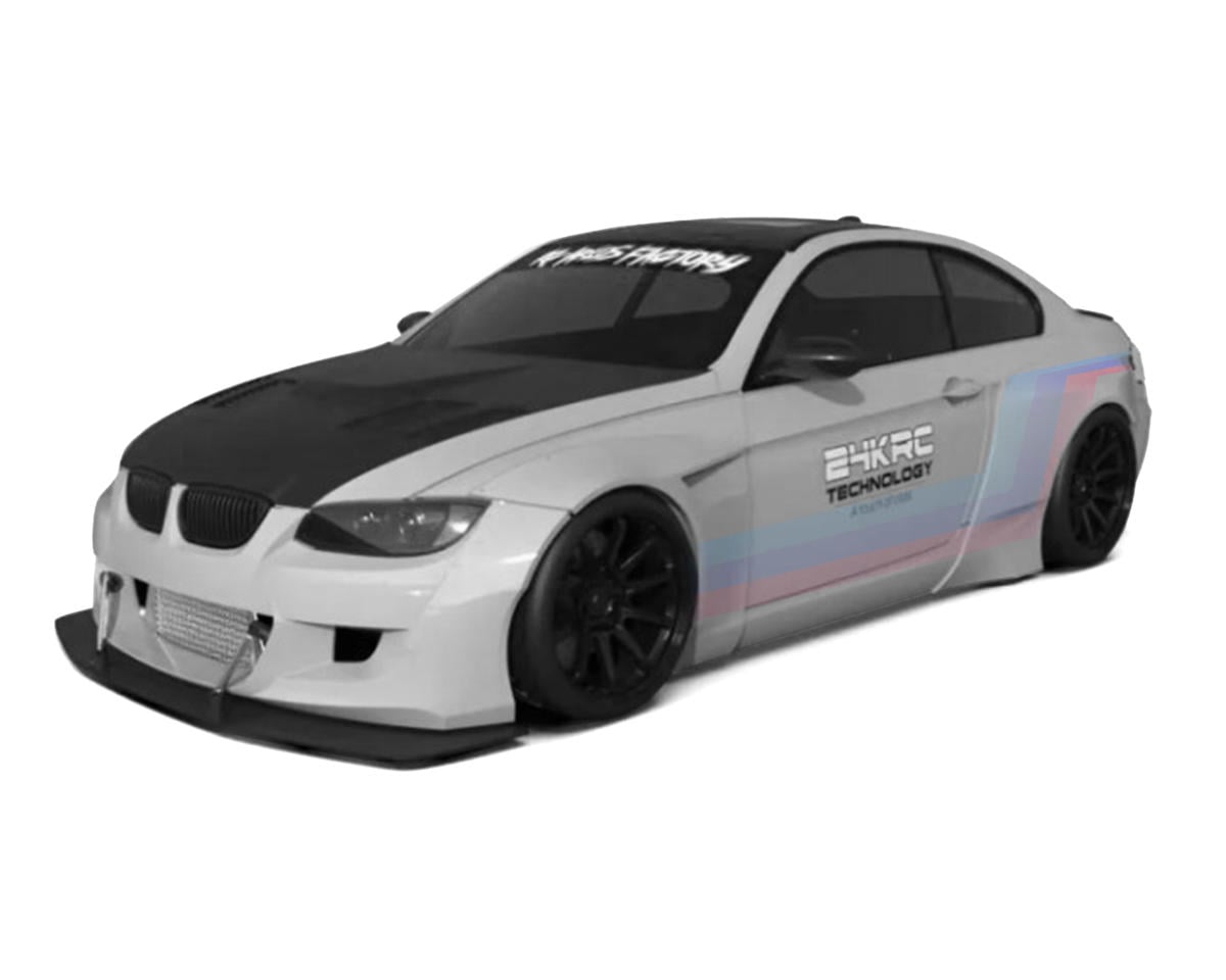 24K RC Technology Dom's 1/10 BMW E92/M3 Full Drift Body Set (Clear