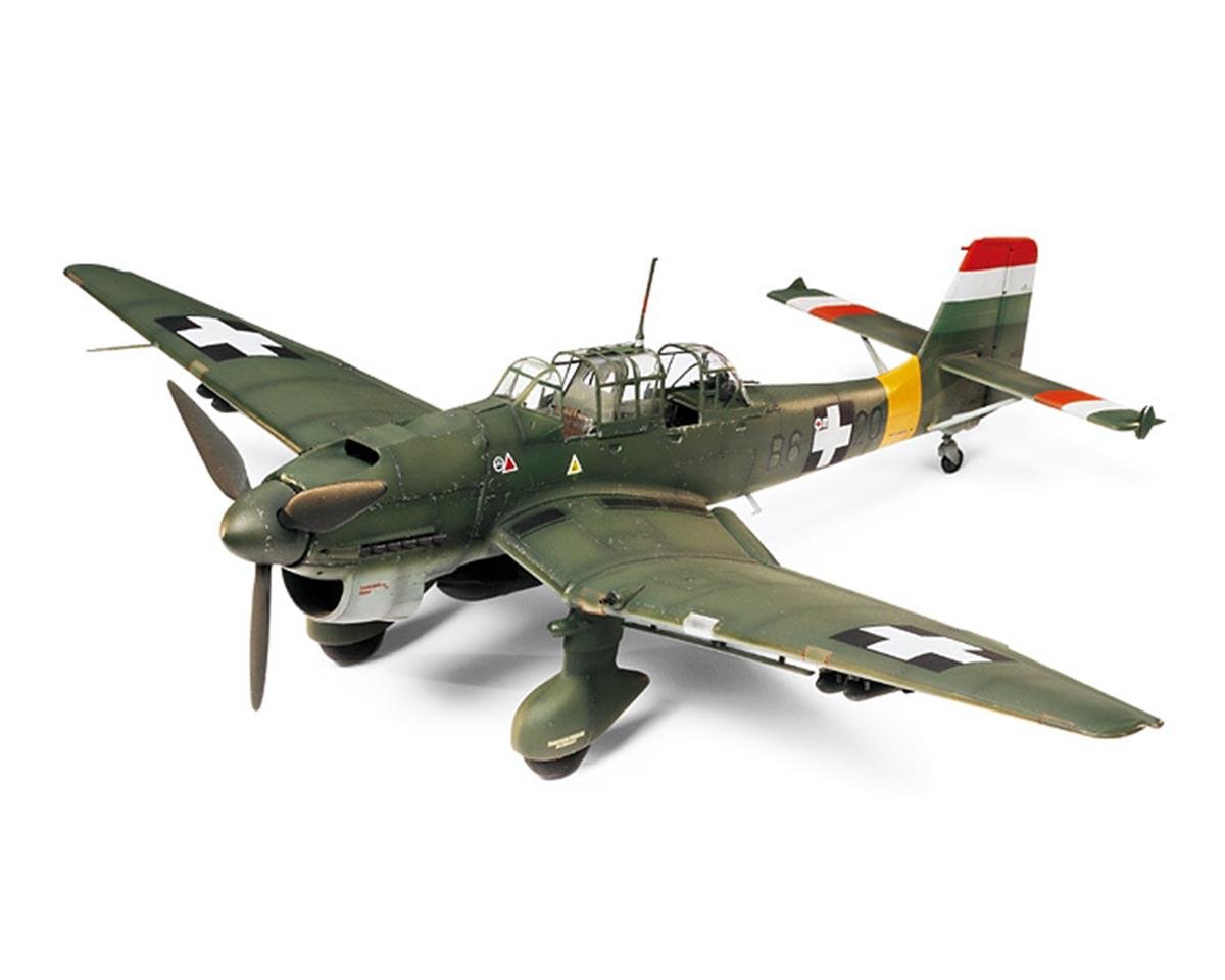 Tamiya 1/48 Junkers Ju87 B-2 Stuka Model Airplane Kit [TAM37008 ...