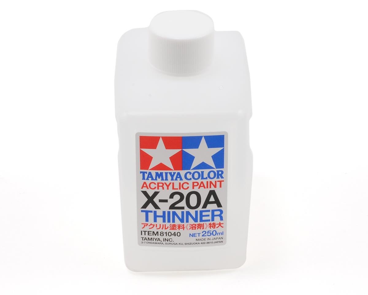 Tamiya 81520 X-20A Thinner Acrylic Mini Paint 10 ml. Bottle – Trainz