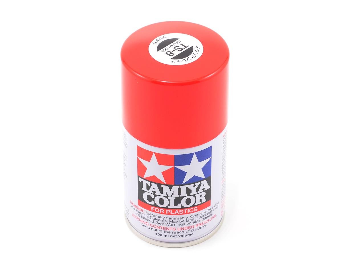 Tamiya TS-8 Italian Red Lacquer Spray Paint (100ml) TAM85008