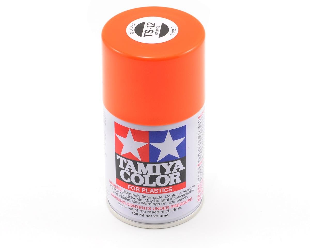 Tamiya TS-12 Orange Lacquer Spray Paint (100ml) TAM85012